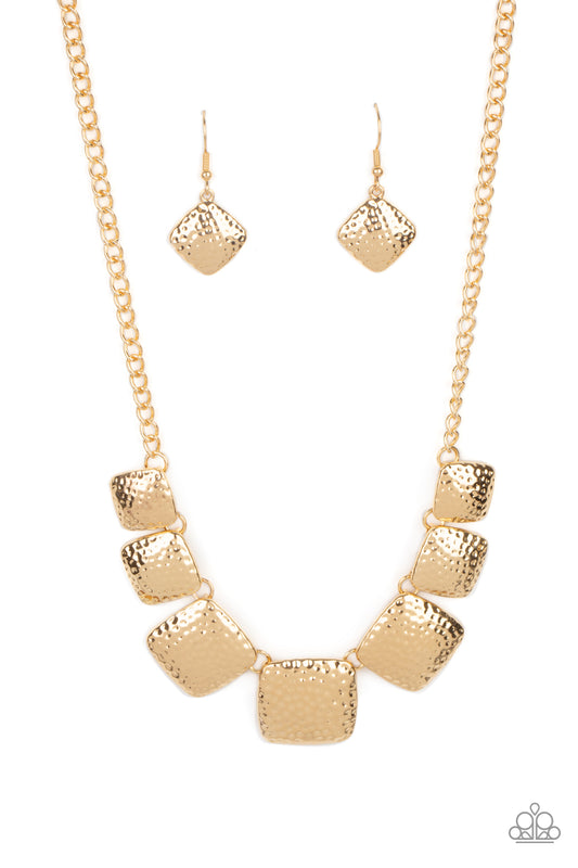 025 Paparazzi Accessories- Keeping It RELIC - Gold Necklace
